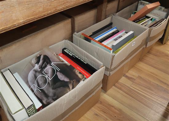 A large quantity of World Art reference books including African, Flemish, etc.